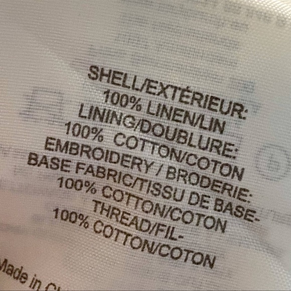 Tory Burch Ivory Embroidered Ruby Linen Faux Wrap Skirt - Picture 3 of 11